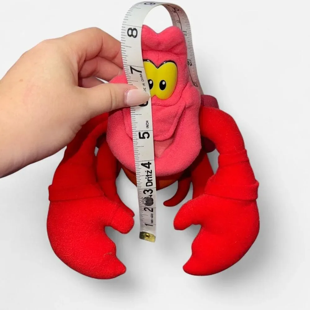 Vintage Disney The Little Mermaid Sebastian Stuffed Animal